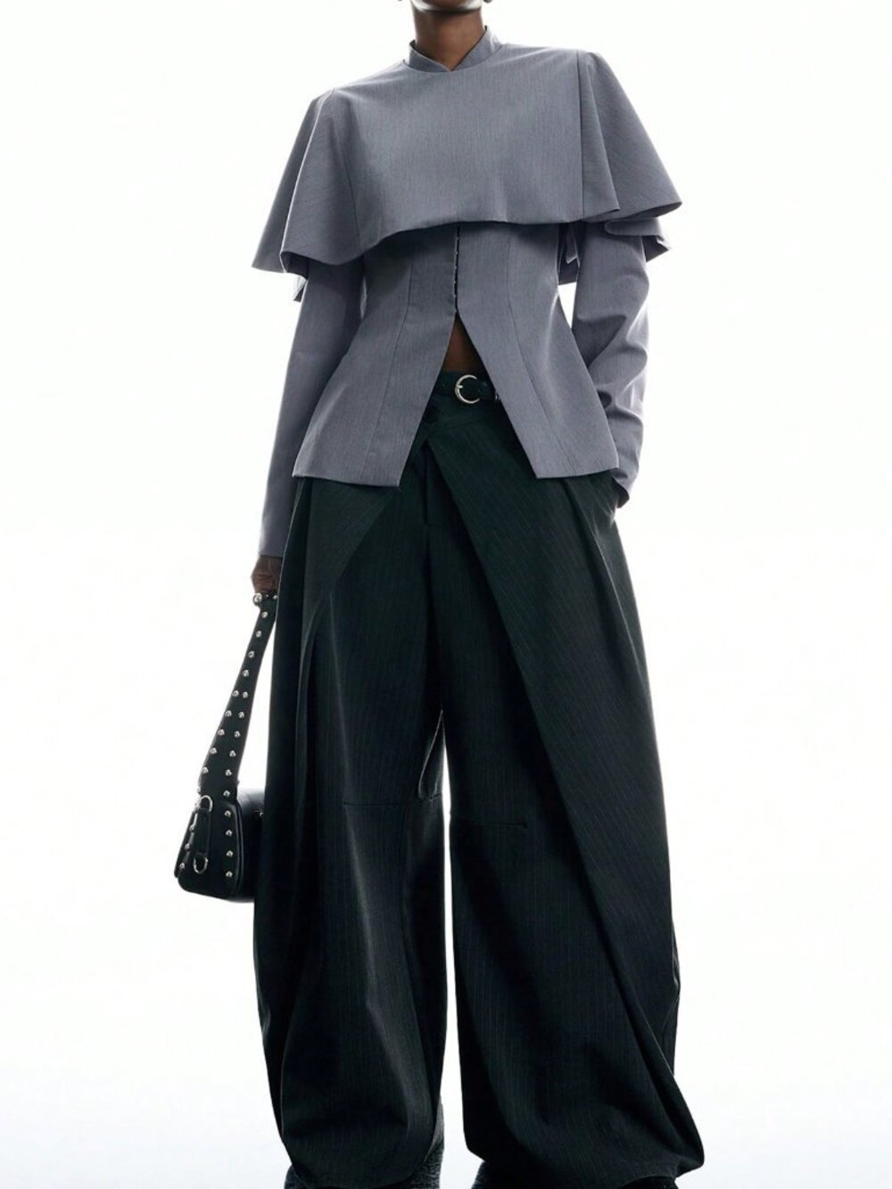 Grey Casual Women's Blazer - Picture 6 of 8